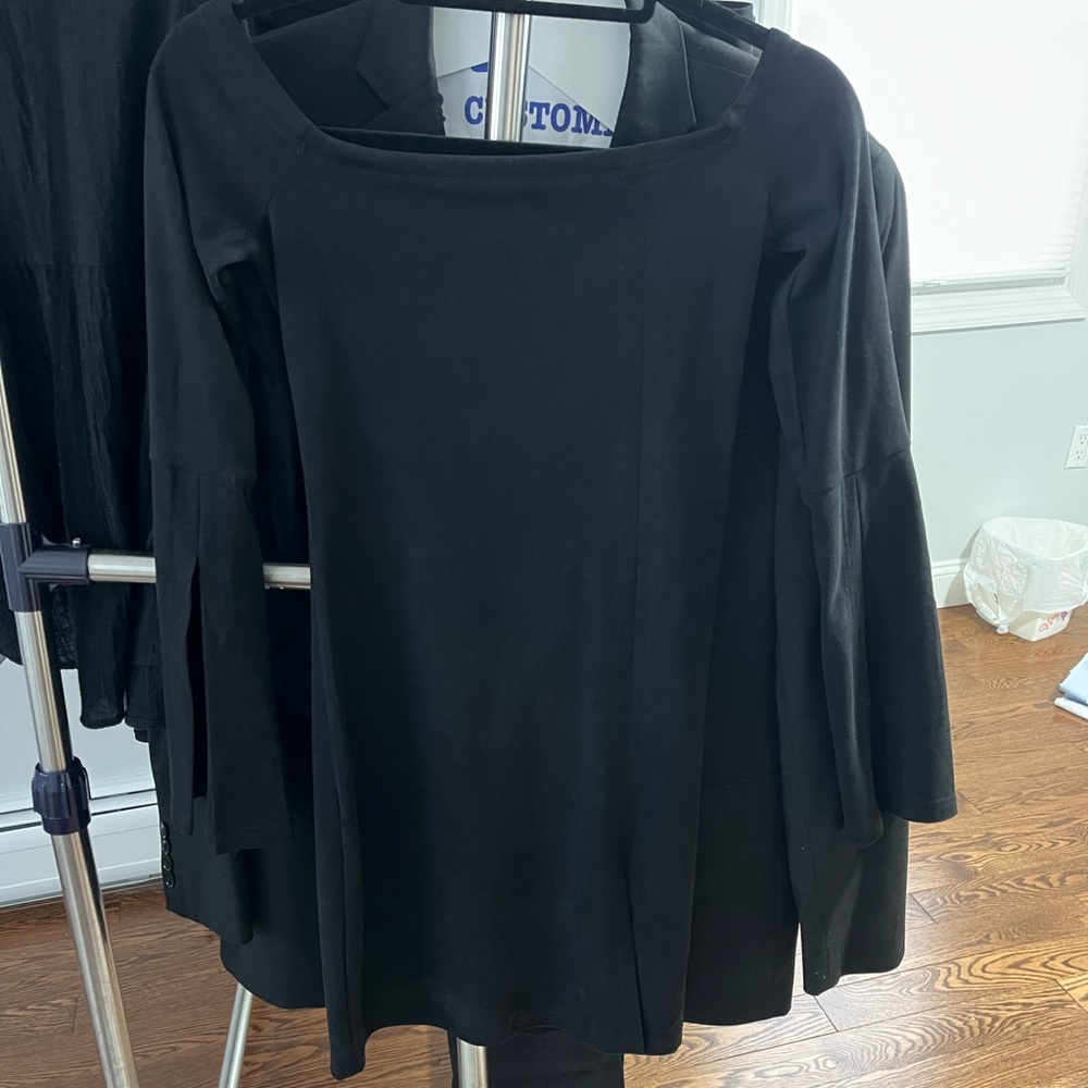 Brand New, with Tags Olivaceous Suede Dress. Size: M. Color: Black.